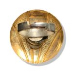 Handmade Vintage Pink & Gold Art Deco Ring Multiple Photo 1