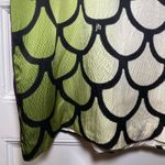 JULIE HAUS Silk Mermaid Print Ombre Straight Fit Mini Shift Dress Size 6 Green Photo 8