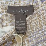 Kenar NWT Cream and Lavendar Pencil Preppy Tweed Skirt Photo 4