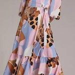 Anthropologie  Hutch Bloom Strappy Wrap Maxi Dress Small Petite NWT $248 Photo 0