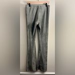 Timing  women Olive Green ribbed velour flare Pull on pants L Photo 1