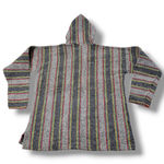 Baja Sweater Size Large Baja Hoodie Mexico Mexican Style Knit Sweatshirt Unisex Sweater W/ Flaw Small Tear/Rip Multiple Photo 5