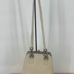 Toni vintage white leather handbag 50s inspire Photo 5