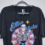  T-Shirt NWT Size Medium Black Short Sleeve Elton John Rocket Man Tee Photo 1