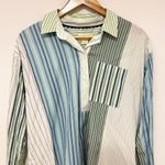 Anthropologie  Maeve Alix Henley Button Down Shirt Tunic Poplin Size XS Photo 4