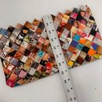 Handmade Really fun Weave Reworked Mini Bag Photo 8