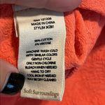 Soft Surroundings Bali pullover heathered orange hoodie tunic see drawstring pic Photo 6