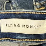 Vervet Flying Monkey Blue Mid Rise Distressed Straight Bootcut Denim Jeans Pants Sz 27 Photo 3