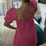 Day + Moon Pink Puff Sleeve Dress Photo 1