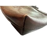 Rowallan Handmade Fine Brown Leather Crossbody Bag Purse Gold Tone Adjustable Photo 5