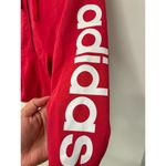 Adidas Women's Raspberry Pink Cotton Blend Logo Zip Up Hoodie XS Photo 7