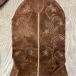 Wolverine Vintage  Suede Floral Heeled Western Cowgirl Boots Brown Womens Size 7 Photo 8