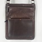 wilson's leather Vintage 90s  Crossbody Bag‎ Brown Photo 1