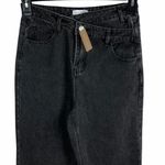 Vestique Size S Keeping Things Straight Pants Factory Faded Black Jeans Photo 2