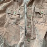 American Eagle outfitters denim Cordaroy soft orange jacket Photo 3