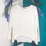 Jessica Simpson Off white light sweater with black ribbon … Photo 0