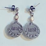 Franck Herval Vintage Silver‎ Earrings Silver Photo 1