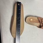 Cherokee Women’s Leather Sandals Slip on Size 8 Brown Braided Photo 5