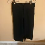Anthropologie  Maeve Colette Ponte Crop Wide-Leg Black Pants Photo 3