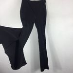 Topshop NWT Black Highwaisted Bengaline Flared Pant With Side Splits Size 12 Photo 10