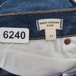 Madewell NEW  Baggy‎ Straight Jeans in Dark Worn Indigo Wash, size 32 Photo 14