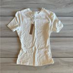 SKIMS  Cotton Jersey T-Shirt Off White XS NWT Photo 3
