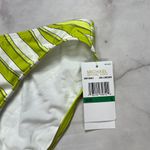 Michael Kors  Womens Limeade Logo Ring Hipster Bikini Bottom Size L Striped New Photo 3