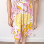 Modcloth [] Marvelous Flower Medley Surplice V-Neck Floral Ruffle Mini Dress XL Photo 5