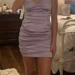 American Threads Purple Mini Dress Photo 0