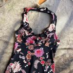 La Belle Floral Print Halter Dress Photo 1