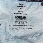 Ann Taylor  Womens Slim Jeans Modern Fit Medium‎ Wash Stretch Denim Blue Size 6P Photo 6