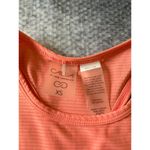 Calia Striped Racerback Side Slit Coral Tank Top Oversized Nylon Spandex Size XS Pink Photo 4