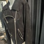 VICI Black Faux Suede Zipper Jacket Photo 2