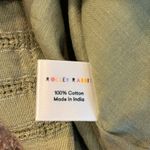 Roller Rabbit NEW Small Lurex Shadow Stripe Laina Short Olive Green Womens Photo 7