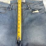 NWT Creative Soul Jeans Womens 7/8 28x22 Blue Light Wash Faded Straight Leg Size 28 Photo 7