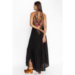 Johnny Was $465 NWOT  JADE Silk Blend NADIA Halter Floral Maxi Dress Size XS Photo 2