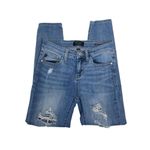 Judy Blue  Womens 3/26 Skinny Fit Distressed Jeans Photo 3