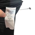 Vince  Pleated Tie Front Midi Skirt Black Women’s Size XS Slit Gathered Waist Photo 10