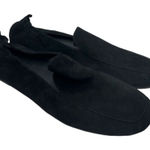 Nine West Loafer Flat Womens Size 6 Black Suede Leather Slip On Casual Shoes Photo 0