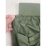 Ibex Womens Wool Skirt Sz Medium Solid Green Pockets Pull On Activewear Winter Photo 1
