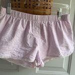 Lux Striped Pajama Shorts Pink Size M Photo 0