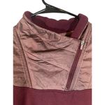 Mountain Hardwear Maroon Zipper Cowl Neck Pullover Sweatshirt Women Sz S Photo 6