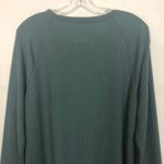 Chaser Waffle Knit Teal Blue Women's Sweater Size XL Photo 7