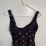 We Wore What  Ruched Cup One Piece Swimsuit Black Cherries XL Photo 7