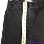 Madewell NEW Petite Curvy Stovepipe Jeans in Black Rinse Wash, 24P Photo 5