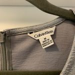 Calvin Klein Metallic Silver Tank Style Top Size Medium Photo 1