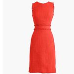J.Crew  Sheath Dress in Red Tweed - NWT! Photo 5