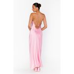 Show Me Your Mumu  Dani Slip Dress in Light Pink Luxe Satin XXL Photo 7