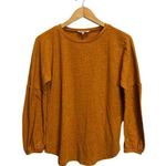 Juicy Couture  RUSTY? Mustard? Long Sleeve Top Belle Balloon Sleeve Photo 0