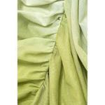 Micas Ombré Print Mesh Elegant Ombre Green Dress Photo 9